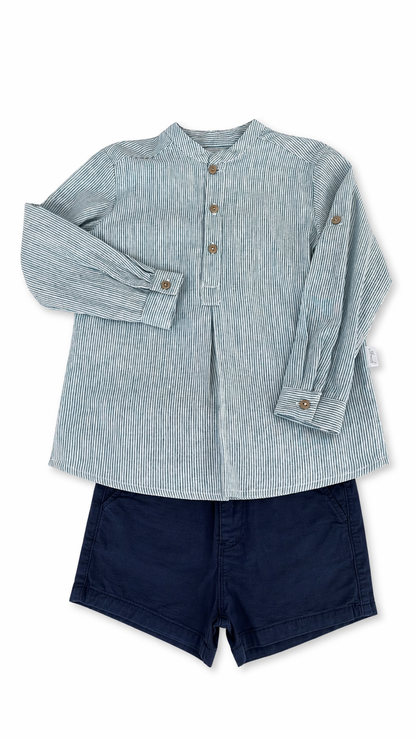 CONJ. CAMISA TELA NIÑO MILTON