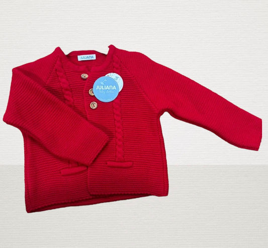 CHAQUETA  2 BOLSILLOS  ROJO