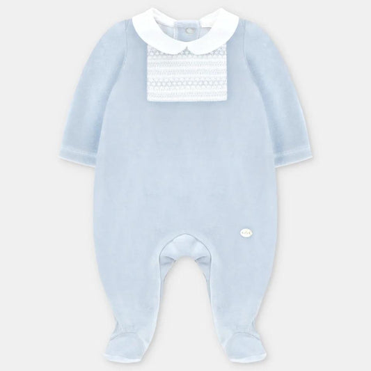 PELELE LARGO TERCIOPELO SMOCK NIÑO COTTON HOME